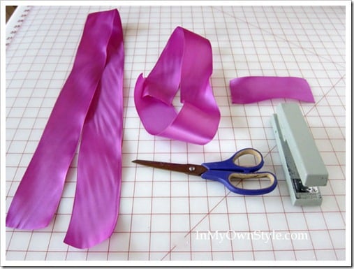 Ribbon bow making tutorial 