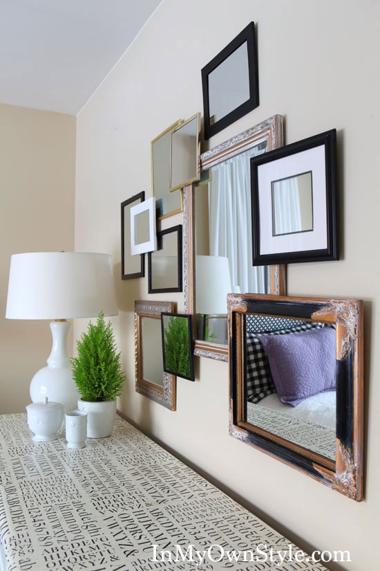 How To Create a Layered Mirror Gallery Wall