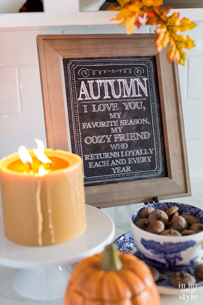 Free Printable for Autumn Home Decorating