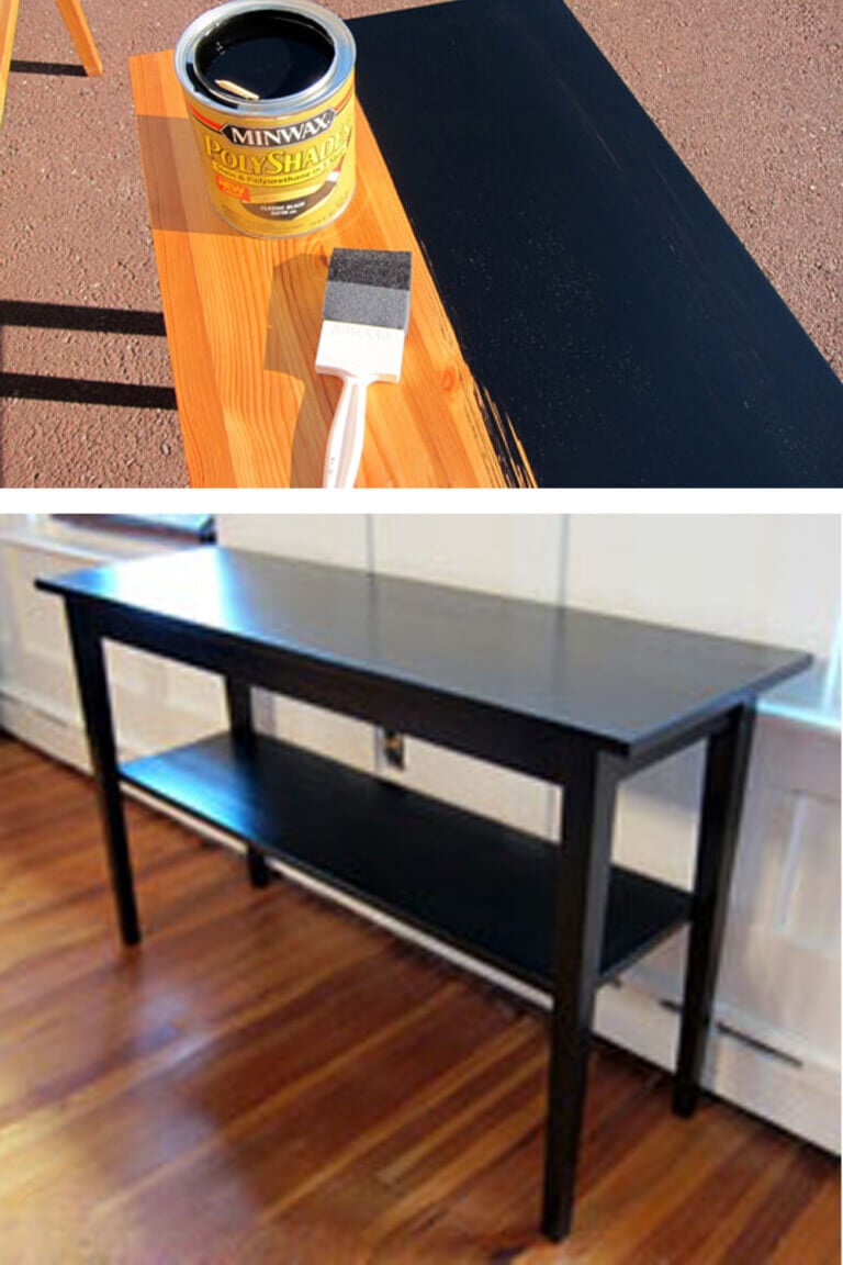 Painting Furniture: Black Stain vs Black Paint