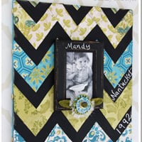 How To Make a Chevron Chalkboard Photo Frame