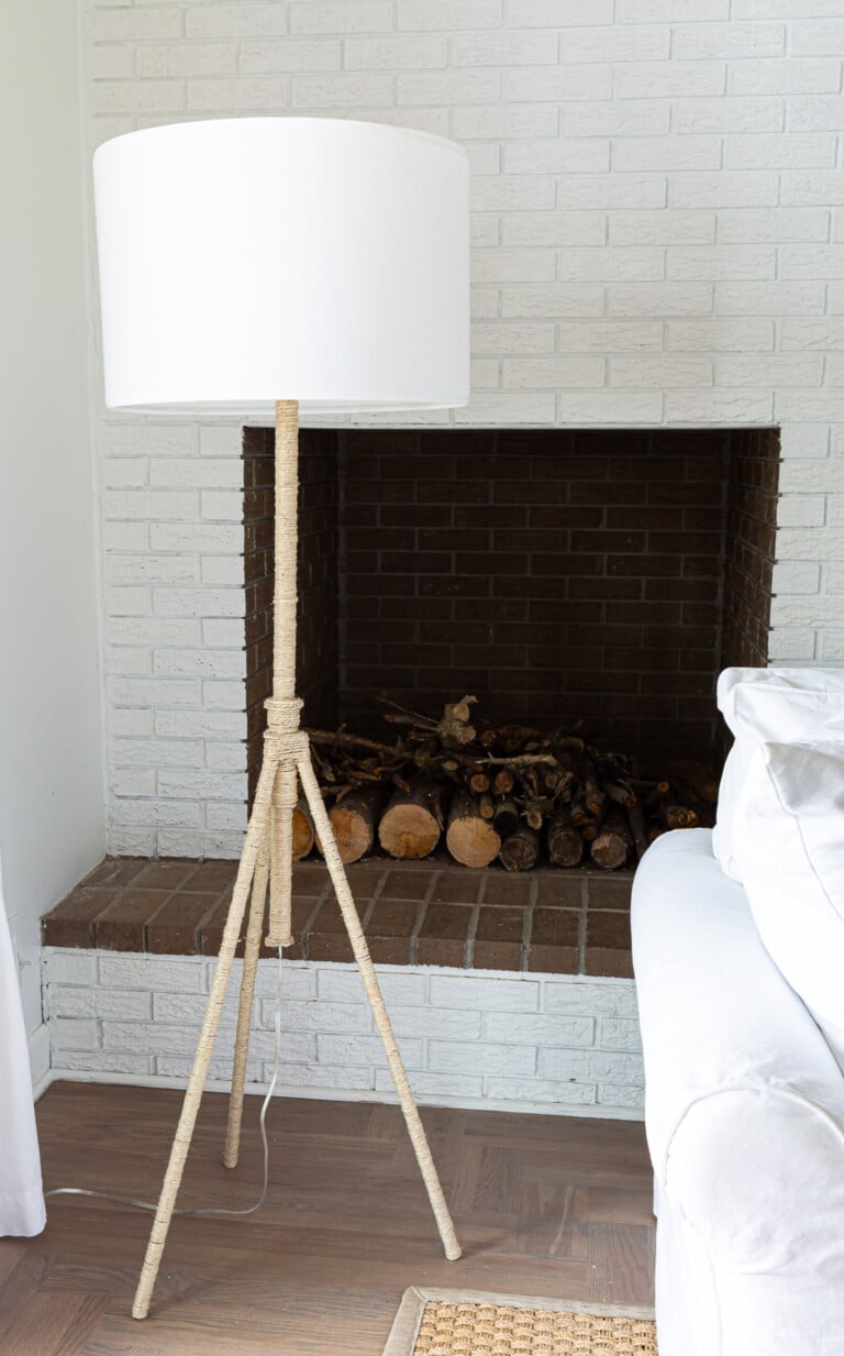 DIY Floor Lamp Makeover for Less Than $10