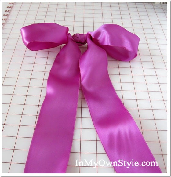 How to make a ribbon bow