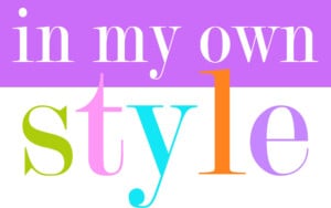 In My Own Style blog logo