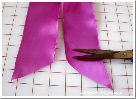 How to make a ribbon bow