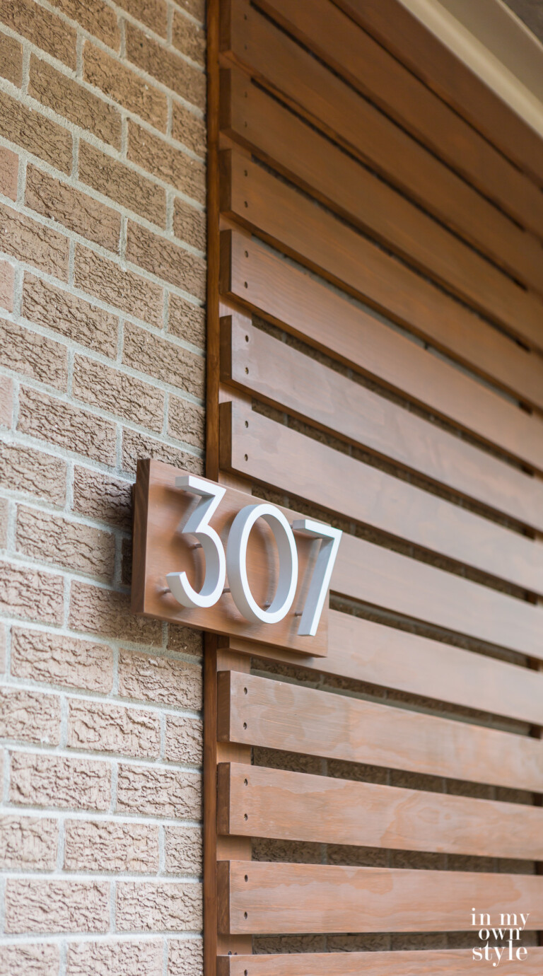 How to Attach Floating Modern House Numbers To A Home’s Exterior