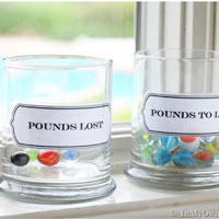 Losing Pounds & Gaining Marbles + Free Printable