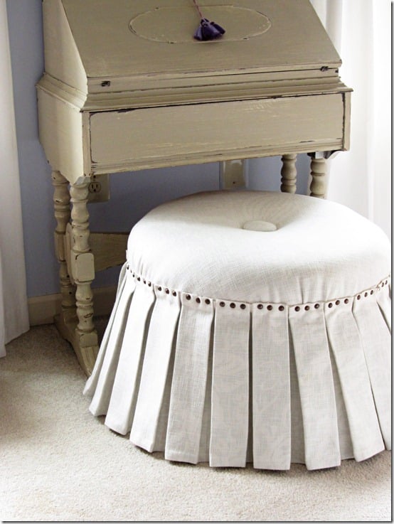 How To Make a No Sew Ottoman, Part 2