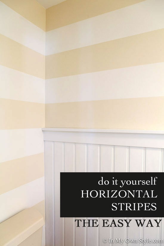 How to Paint Horizontal Stripes to the Walls of Any Room