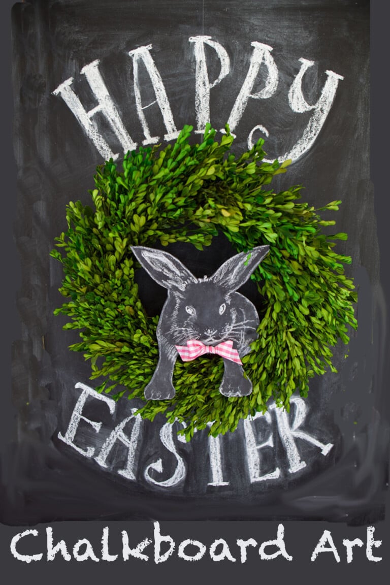 How to Make 3D Easter Chalkboard Art