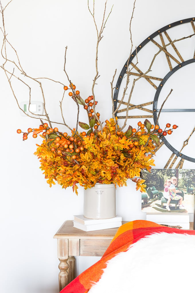 Easy Fall Flower Arrangement