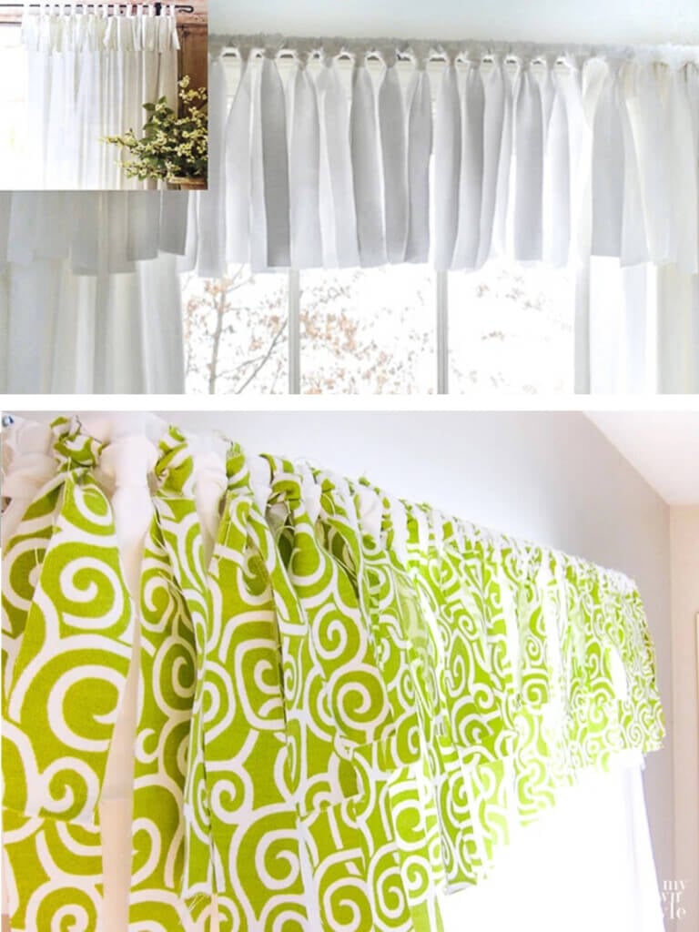 How to Make an Easy No Sew Window Valance in an Hour