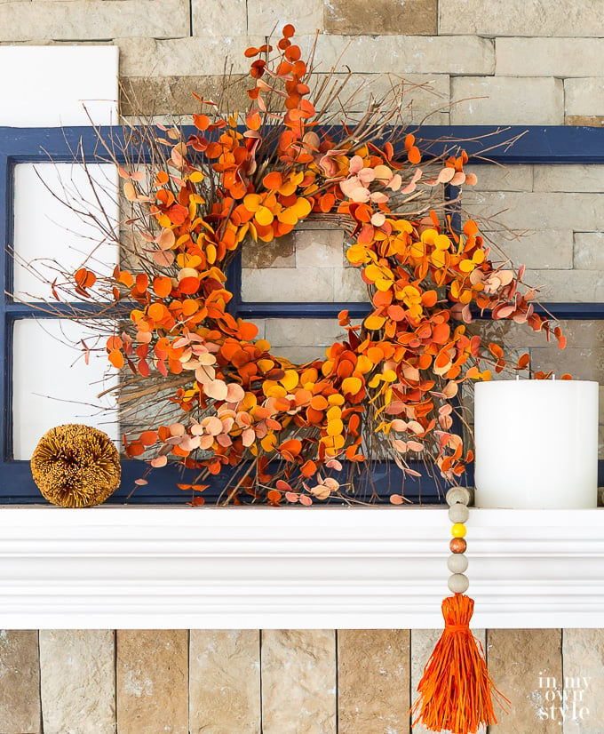 Decorate Your Fall Fireplace Mantel Like a Designer