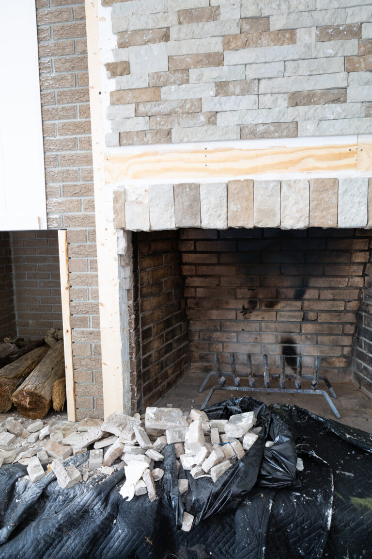 Removing a Stone Fireplace