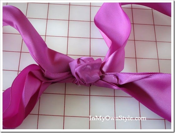 How to make a ribbon bow