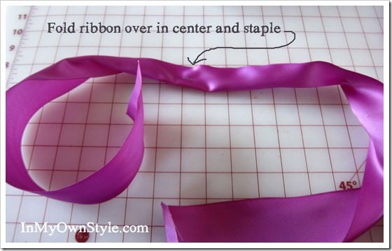 How to make a ribbon bow the easy way