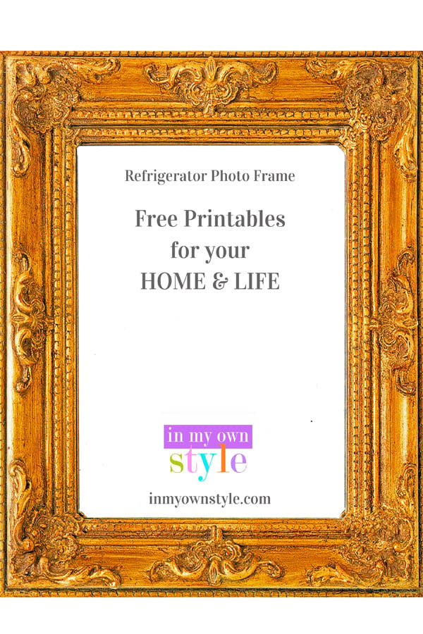 Fridge-Photo-Frame Printable