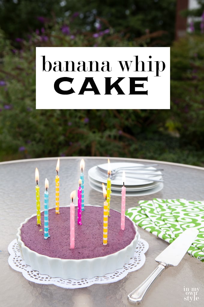 Healthy Indulgence: Banana Whip Cake – Vegan