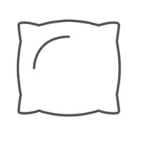 pillow line drawing