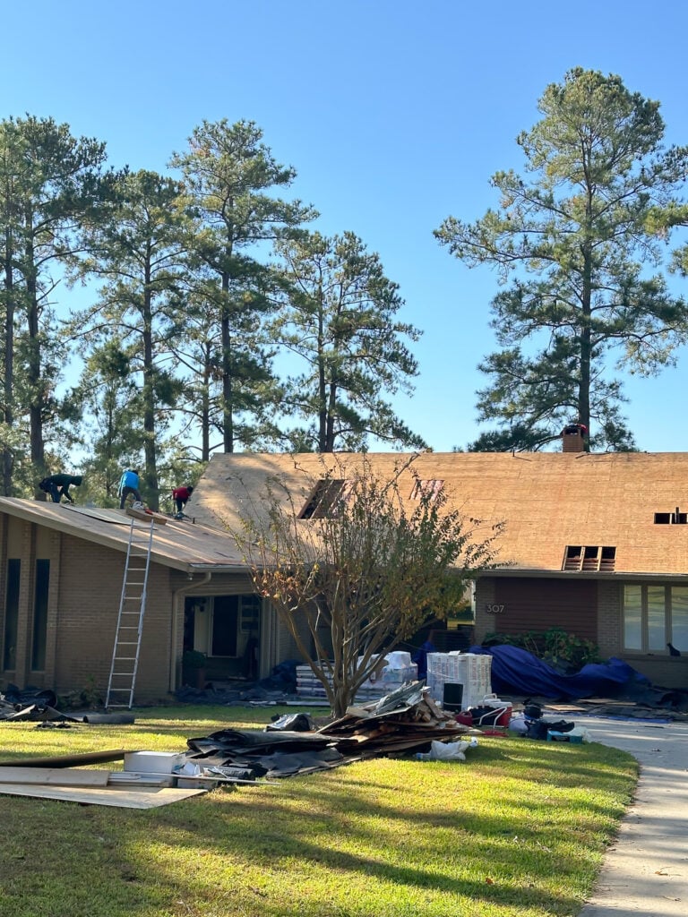 new roof on house