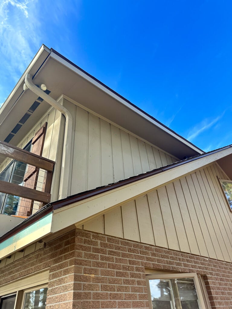 side of house and roof fixed