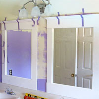 DIY Bathroom Update–Mirrors