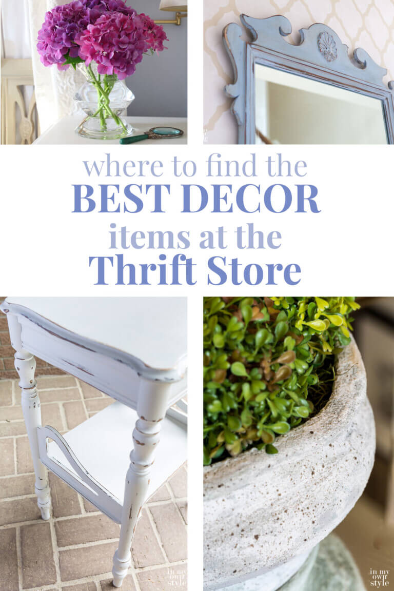 Decorating With Thrift Store Finds:  Tips on How to Find Good Stuff