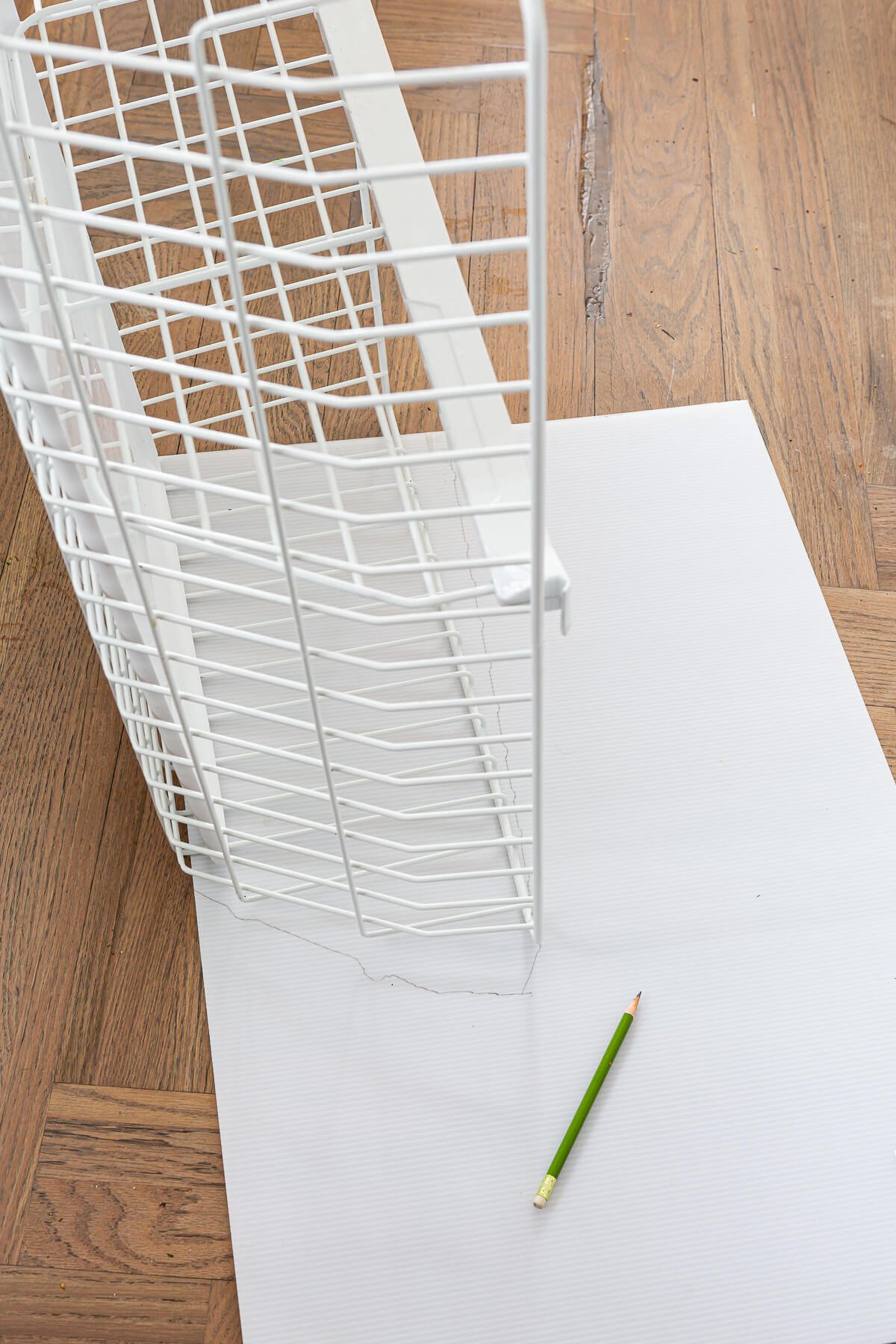 How to measure freezer basket to make dividers.