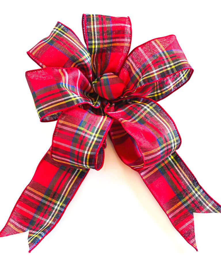 How to Make a Ribbon Bow for Wreaths, Gifts & More (Step-by-Step)