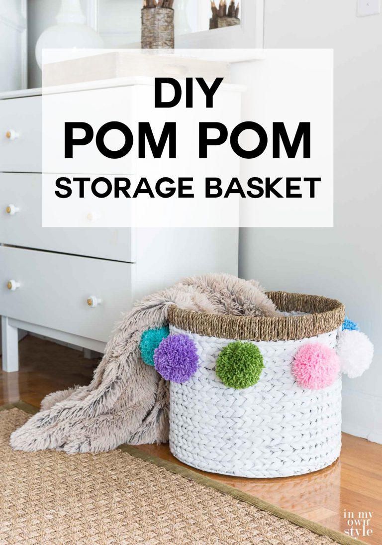 Making It My Own: Pom Pom Basket