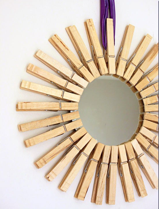 A Fun Take on a DIY Sunburst Mirror