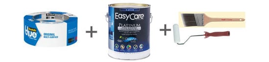 Products to use to paint foam core and cardboard in furntiure