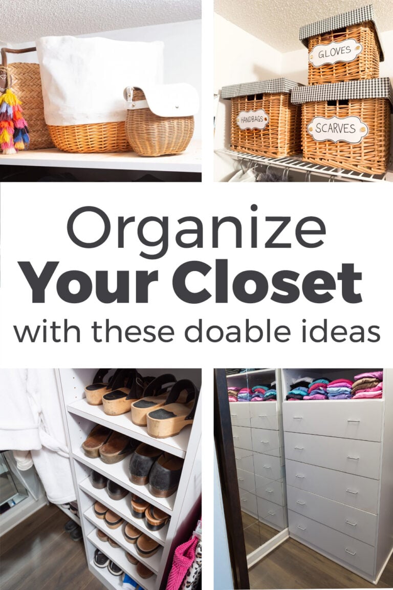 My Inexpensive Clothes Closet Organizing Ideas