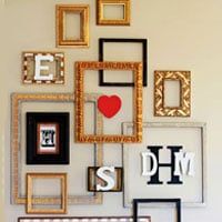 How to Create an Empty Picture Frame Gallery Wall