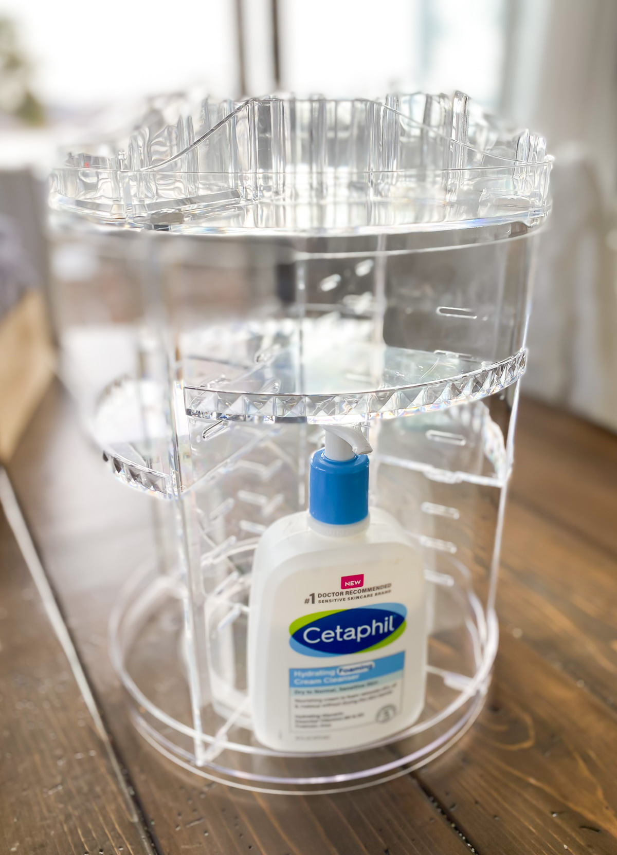 bathroom countertop makeup organizer