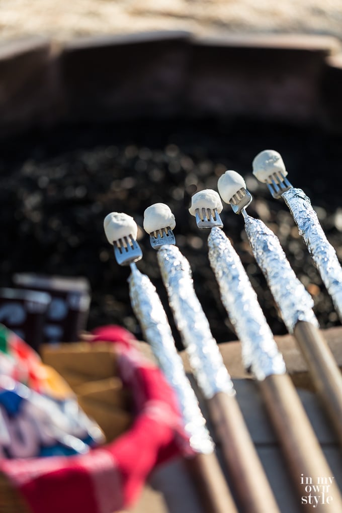 DIY Marshmallow Roasting Forks