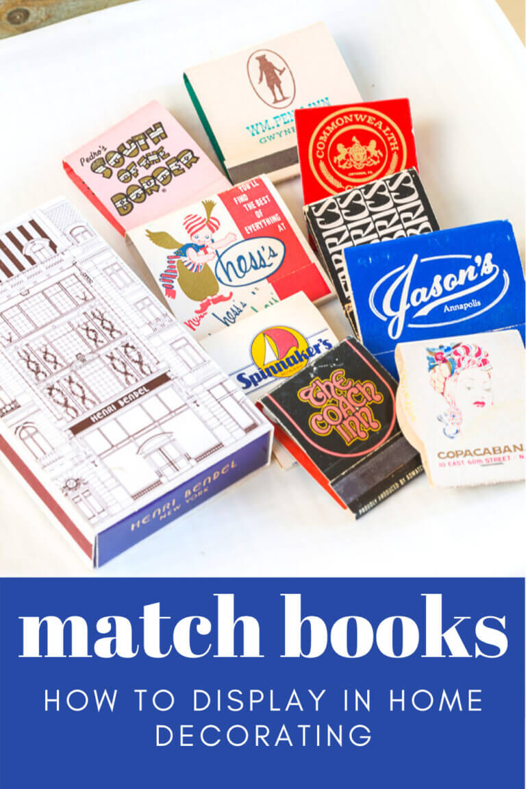 How to Display a Collection of Matchbooks