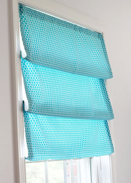 One Yard, No Sew Window Treatment –3 Ways