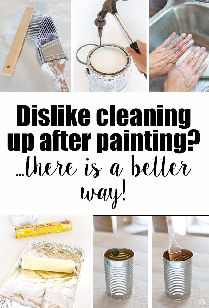 Do you dislike having to clean up after finishing a paint project? These paint clean up tips will have the job done in no time. Try one...you will see. 