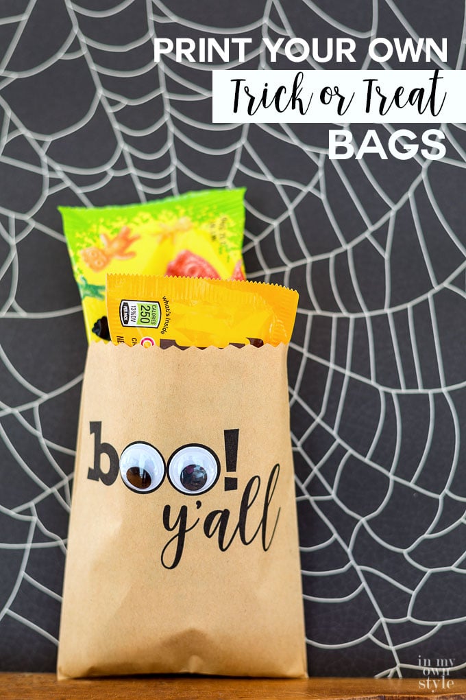 How to Make Cute Halloween Treat Bags