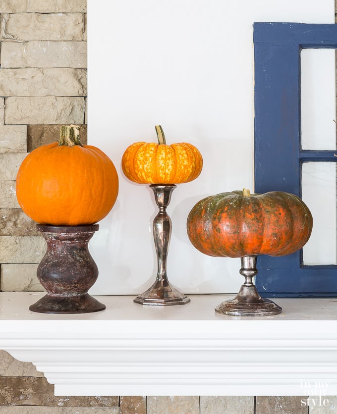 Insta-Style: Pedestal Pumpkins