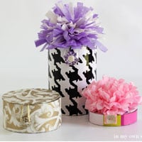 Gift Box Idea: Recycle a Ribbon Spool