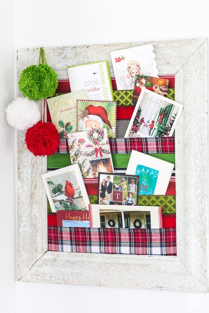 Christmas Card Holder You Can Make Tonight