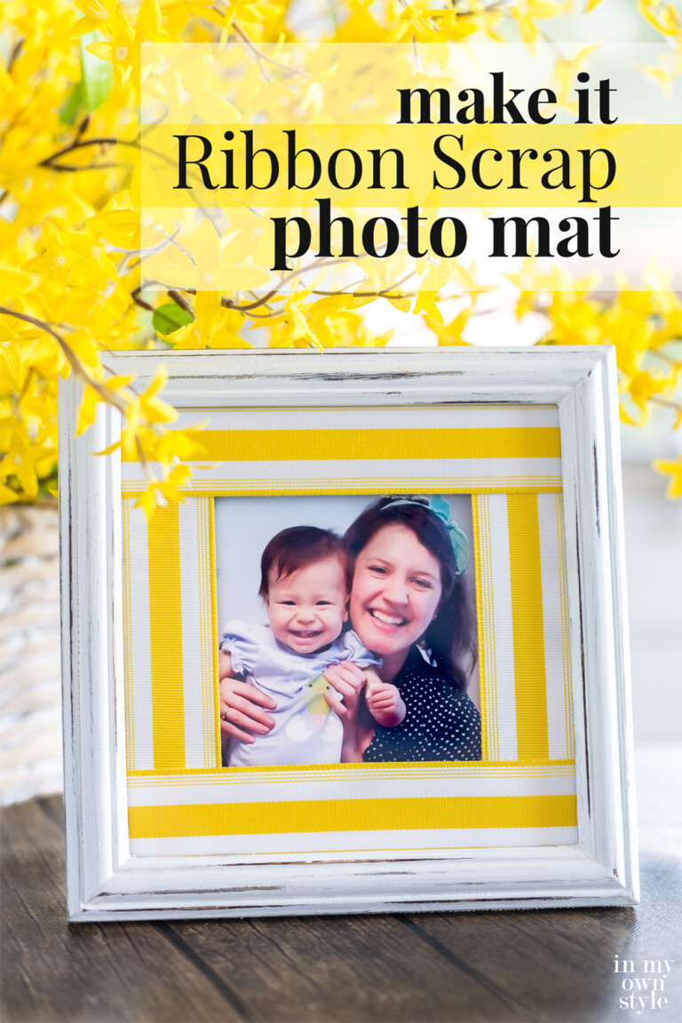 How to Frame Your Phone Photos with Ribbon Scraps