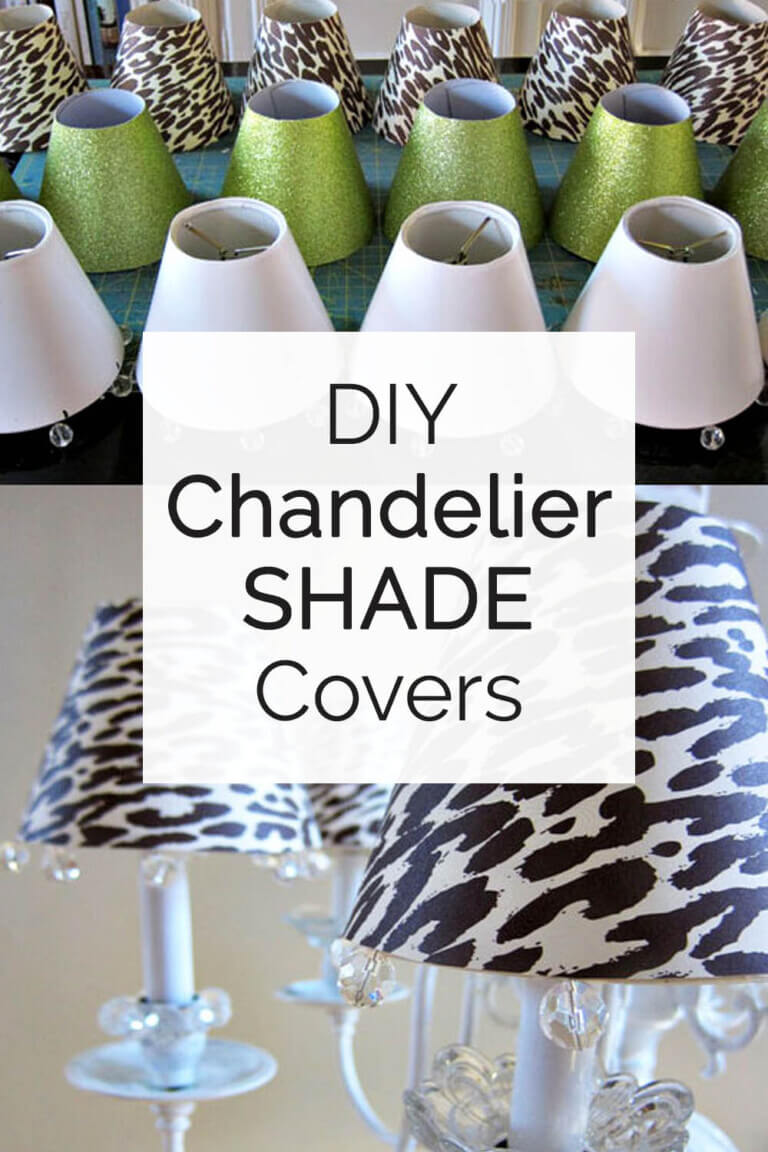 DIY: Chandelier Shade Covers