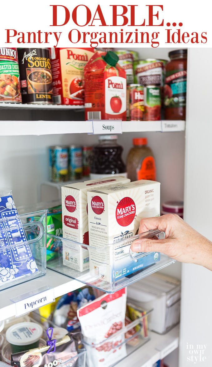 Small Pantry Closet Makeover