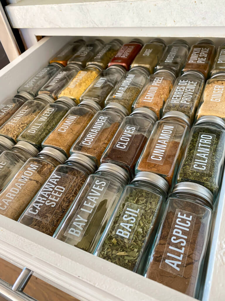 How to Set Up a Spice Drawer So It Stays Organized