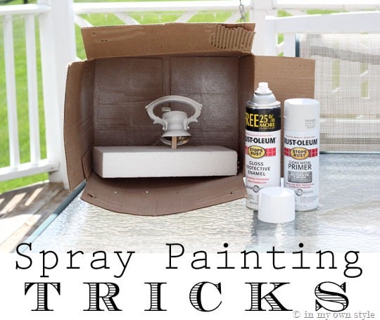 Spray painting tips and tricks