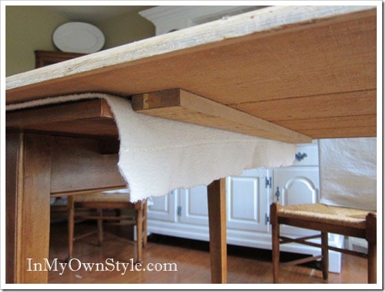 How to enlarge a dining table