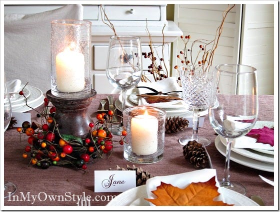 Thanksgiving-Tablesetting Ideas